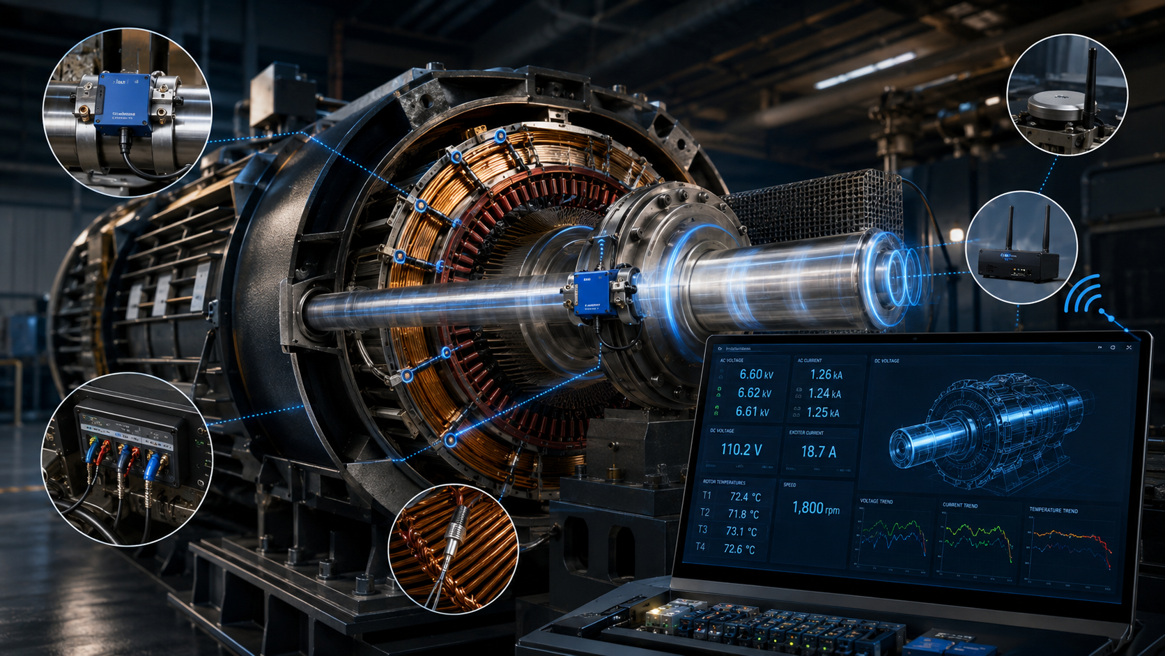 Industrial generator